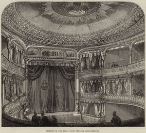 Interiør af Royal Court Theatre, Sloane-Square